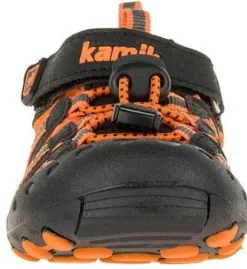 Kamik Crab Kids lasten sandaalit, musta/oranssi/harmaa