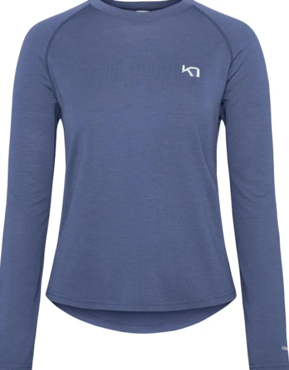 Kari Traa Nina Summer Wool LS naisten kerrastopaita, Moon