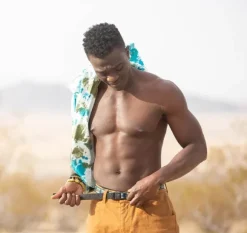 Kavu Burly Belt vyö, Navy Rough Cut