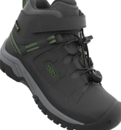 Keen Kids Targhee Mid WP lasten ulkoilukenkä, musta