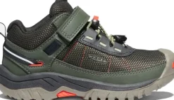 Keen Kids Targhee Sport C lasten ulkoilukengät, musta/tummanvihreä