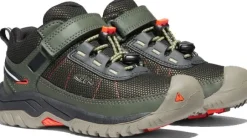 Keen Kids Targhee Sport C lasten ulkoilukengät, musta/tummanvihreä