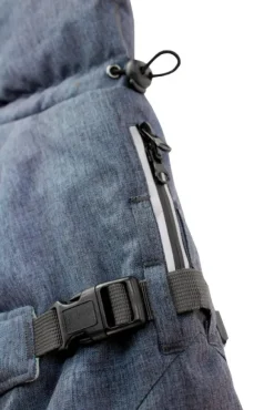 Kivalo Luosto Dog Winter Jacket koiran talvitakki, 40 cm, harmaa