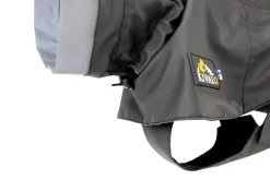 Kivalo Niva Dog Raincoat koiran sadetakki, 40 cm, harmaa