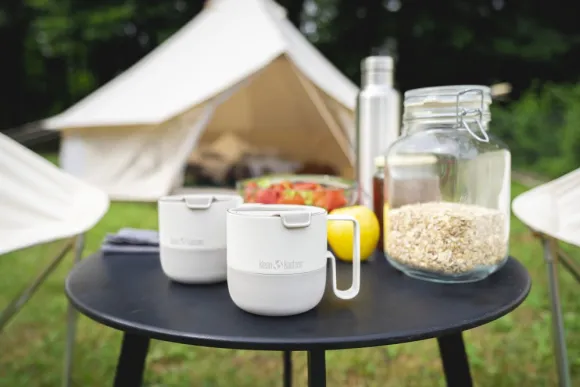 Klean Kanteen Rise Mug muki, 414ml, (Flip Lid), Tofu