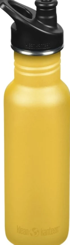 Klean Kanteen Classic Narrow pullo, 532ml (Sport Cap), Old Gold