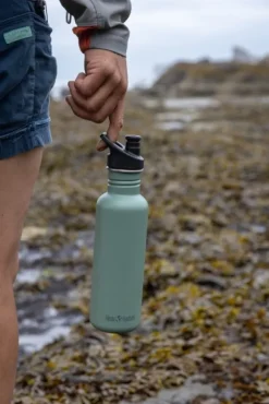 Klean Kanteen Classic pullo, 800ml (Sport Cap), Sea Spray