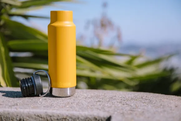 Klean Kanteen Insulated Classic Narrow juomapullo, 355 ml, keltainen