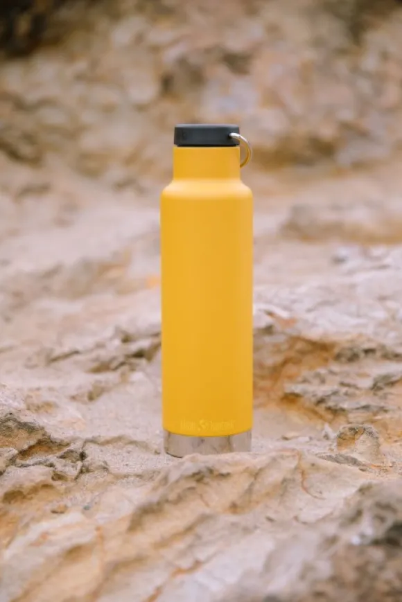 Klean Kanteen Insulated Classic juomapullo, 592 ml, keltainen