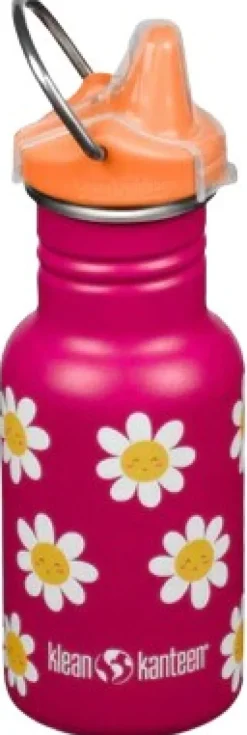 Klean Kanteen Klean Kanteen Kid Classic Narrow 355ml (w/ Kid Sippy) Happy Flowers