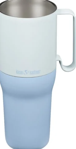 Klean Kanteen Rise TumblerFlip Lid w/Straw muki, 1L, Ice Blue
