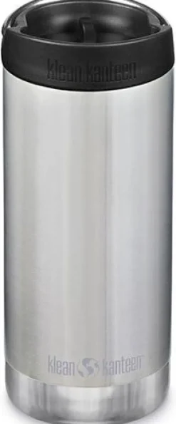 Klean Kanteen TKWide 355ml with Wide Café Cap Brushed Stainless