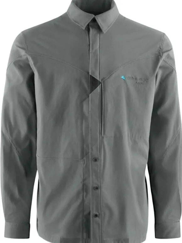 Klättermusen Garm LS Shirt M's Teal Grey