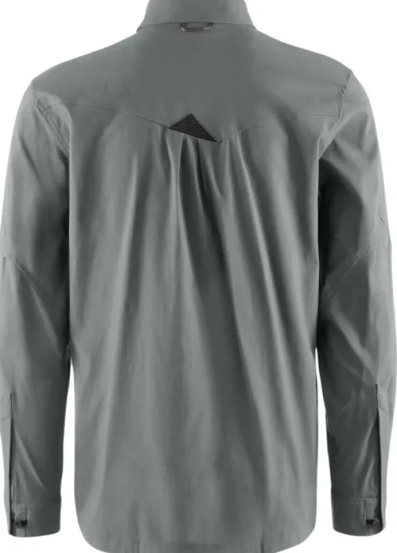 Klättermusen Garm LS Shirt M's Teal Grey