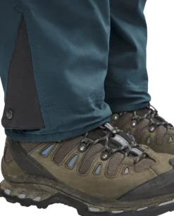 Klättermusen Grimner Pant naisten vaellushousut, tummansininen/musta