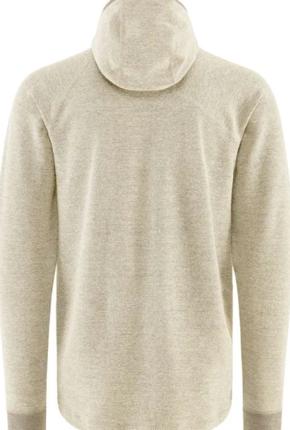 Klättermusen Hödur Hooded Zip välikerros, Clay