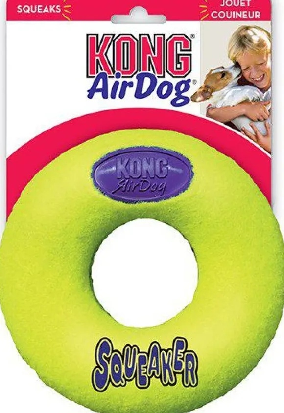 Kong Airdog Squeakair Donut koiranlelu, M