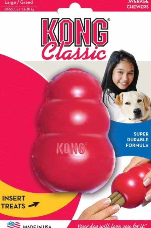 Kong Classic koiranlelu, L, punainen