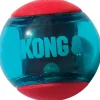 Kong Squeezz Actionball koiranlelu, L, punainen, 2kpl