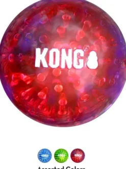 Kong Squeezz Geodz Ball koiranlelu, L, 2 kpl