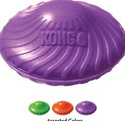 Kong Squeezz Orbitz Aucer Mix koiranlelu, S/M