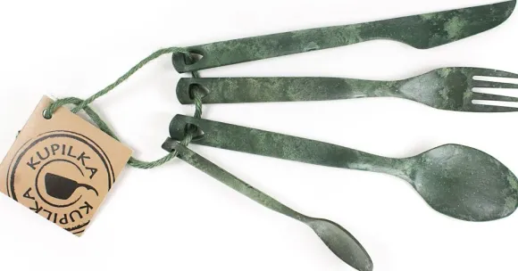 Kupilka aterimet, vihreä