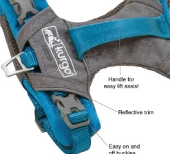 Kurgo Journey Air Harness koirien valjaat, Orange