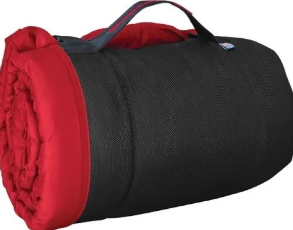 Kurgo Wander Bed Loft rullattava koiranpeti, Large, punainen