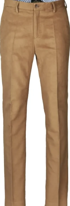 Laksen Belgravia Moleskin Trousers housut, vaaleanruskea