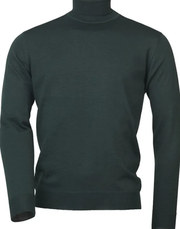 Laksen Easton Roll Neck villapusero, tummanvihreä