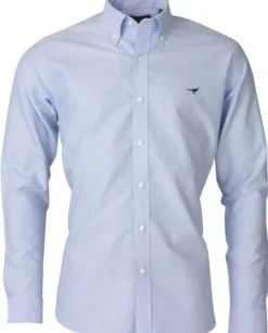 Laksen Harvard Oxford kauluspaita, vaaleansininen