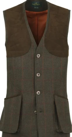 Laksen Hastings Leith Shooting Vest ampumaliivi, ruskea