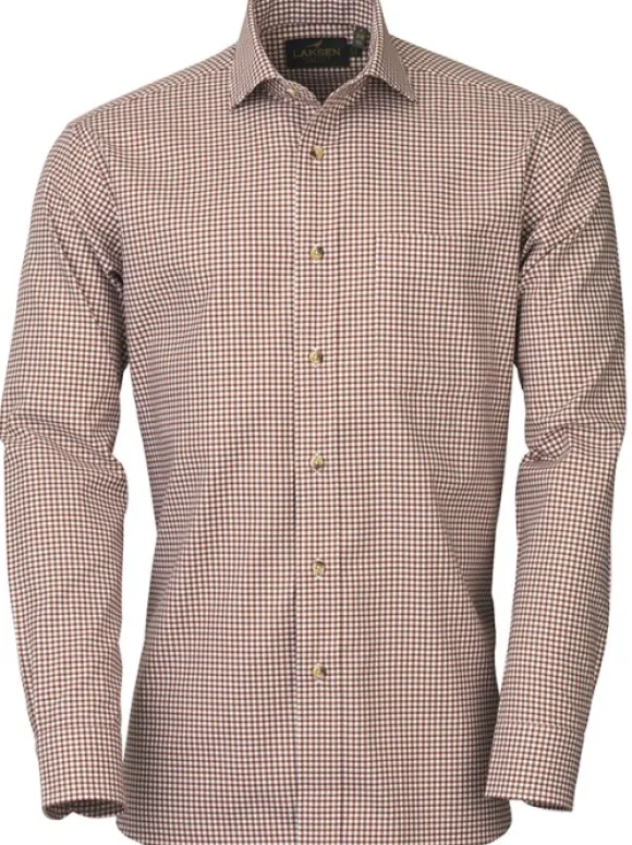 Laksen Matt Organic Cotton Shirt kauluspaita