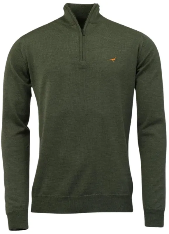 Laksen Norfolk Zip-Neck villapusero, Woody