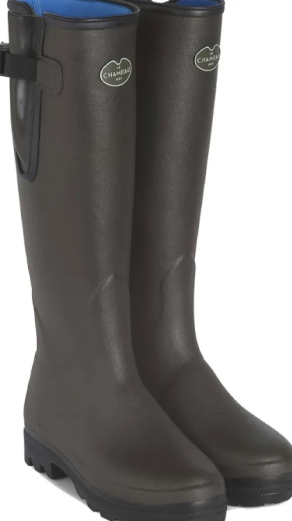 Le Chameau Women's Vierzonord Neoprene Lined Boot Brown