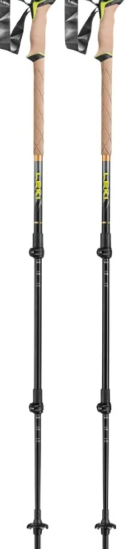 Leki Sherpa Dark Anthracite/Copper/Neonyellow