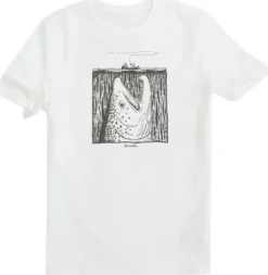 Lemmelkaffe T-Shirt Moby Trout Off White