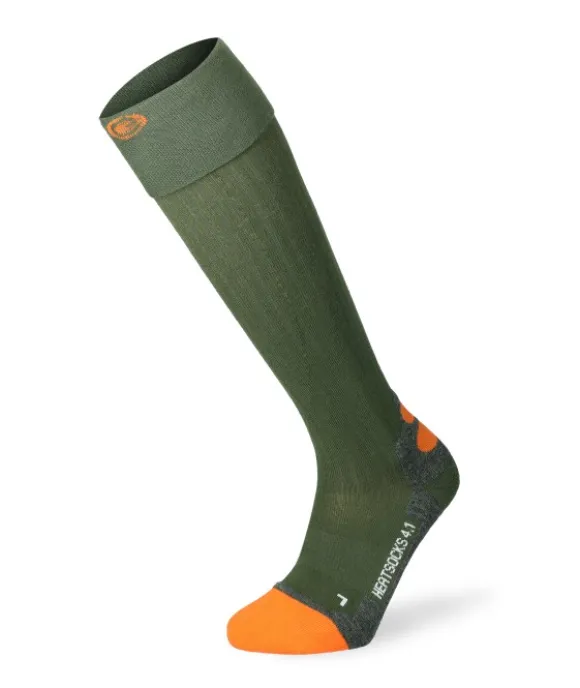 Lenz Set of Heat sock 4.1 + Lithium RCB 1200 Green/Orange