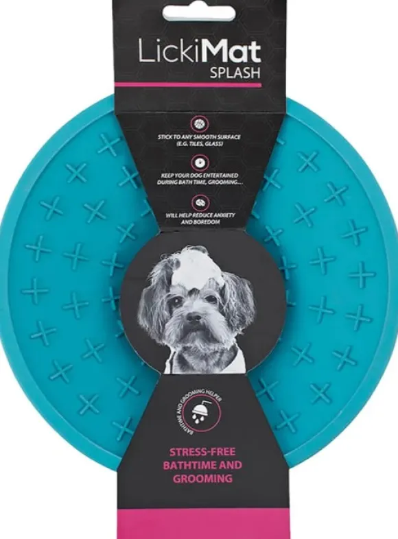 Lickimat koirankuppi Splash sininen 19 cm