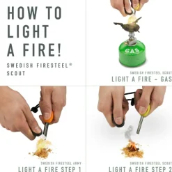 Light My Fire FireSteel BIO Scout Rocky Red