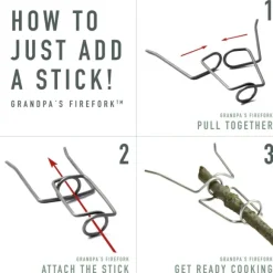 Light My Fire Grandpas FireFork BIO 2-pack Musty Yellow / Hazy Blue