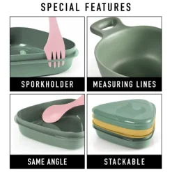 Light My Fire OutDoor MealKit BIO astiasarja, Sandy Green