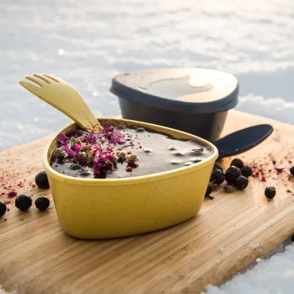 Light My Fire SnapBox O BIO 2-pack Musty Yellow / Hazy Blue