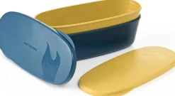 Light My Fire SnapBox oval BIO 2-pack Musty Yellow / Hazy Blue