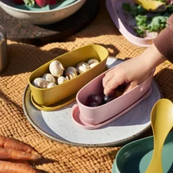 Light My Fire SnapBox oval BIO 2-pack Musty Yellow / Hazy Blue