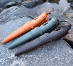 Light My Fire Swedish FireKnife BIO 2in1 puukko sytytysraudalla, vihreä