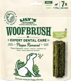 Lily's Kitchen Woofbrush Dental Care Small Multipack hammashoitoherkku, 7 x 22 g