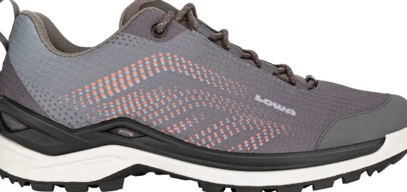 Lowa Zirrox GTX Lo naisten ulkoilukenkä, Steel Blue/Mandarin