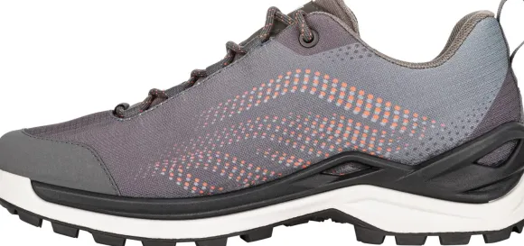 Lowa Zirrox GTX Lo naisten ulkoilukenkä, Steel Blue/Mandarin