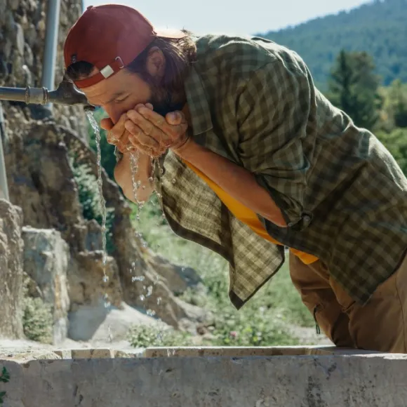 Lundhags Ekren LS Shirt kauluspaita, Clover